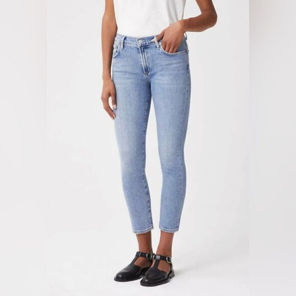 Agolde Toni Mid-Rise Straight Jean - Picture 1 of 16